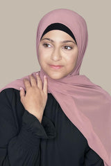 Modish Girl Luxury Chiffon-Rosey Brown