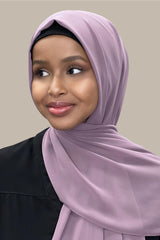 Luxury Chiffon Hijab-Rose Taupe