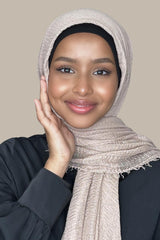 Classic Cotton Hijab-Warm Sand