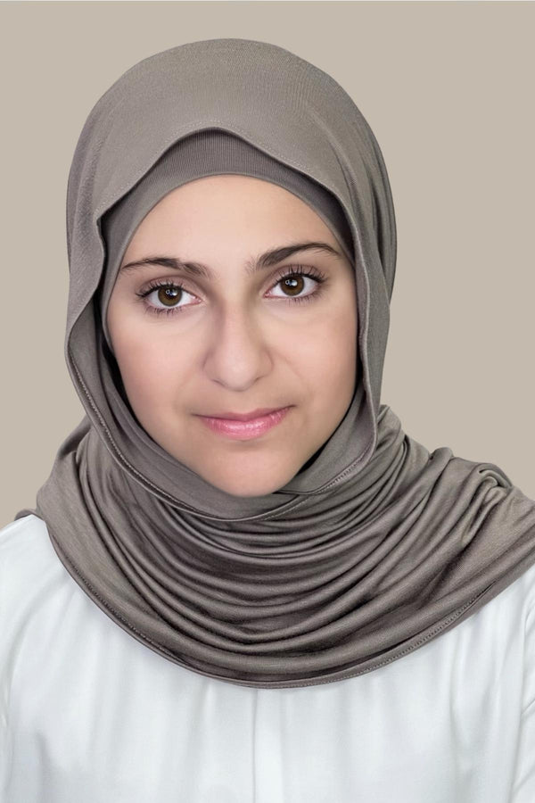 Modish Girl Premium Jersey Hijab-Sandstone