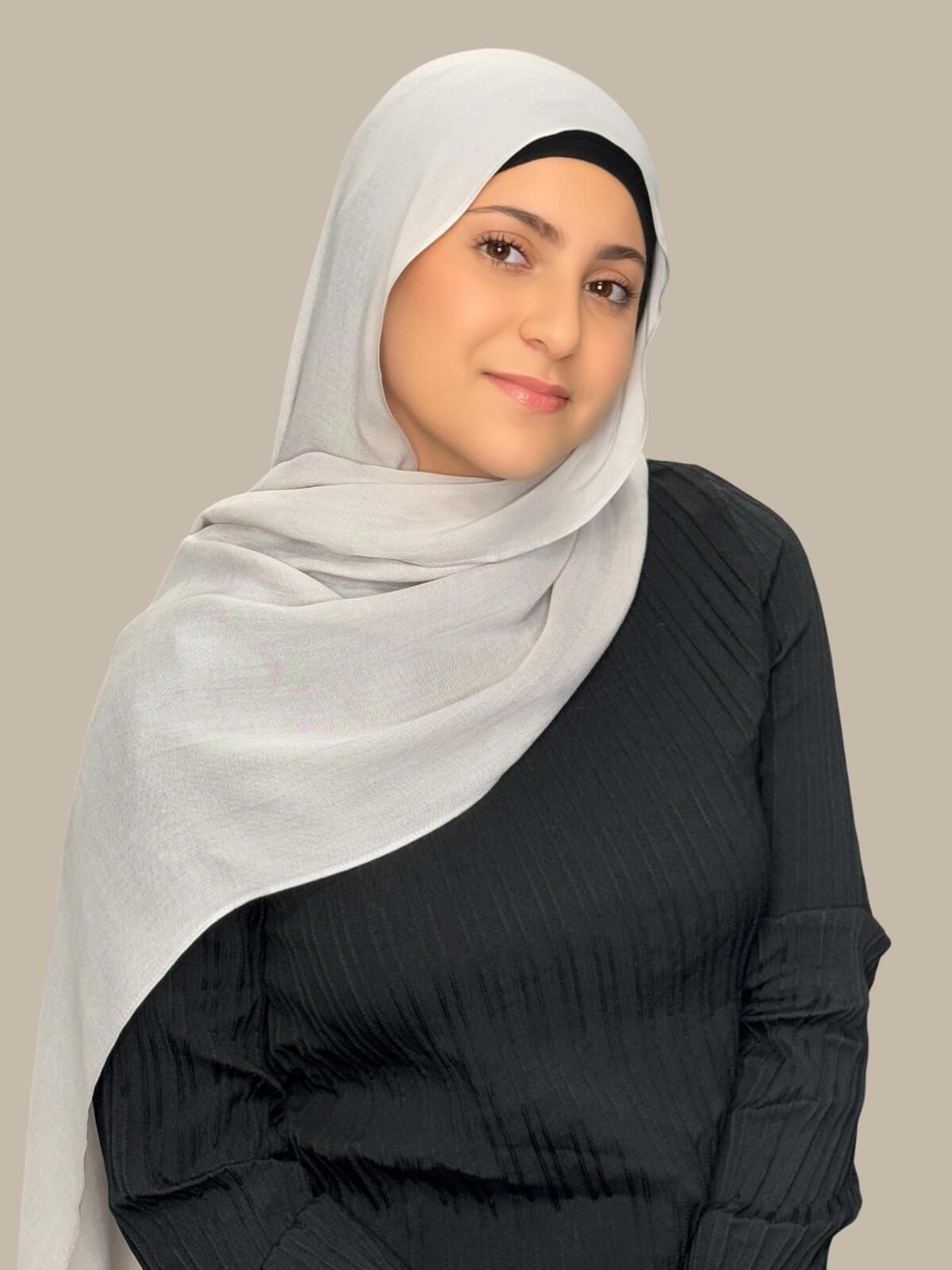 Modish Girl Cotton Modal Hijab-Misty Mink