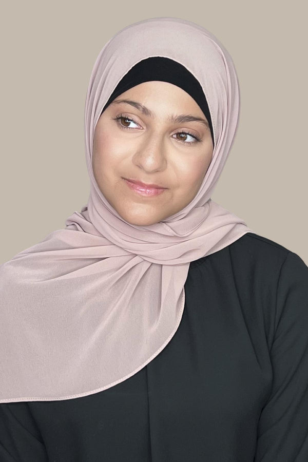 Modish Girl luxury chiffon Hijab-Pale Taupe