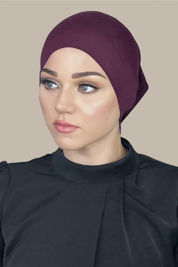 Premium Jersey Underscarf-Wine