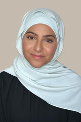 Modish Girl Matching Chiffon Hijab Set-Barely Mint