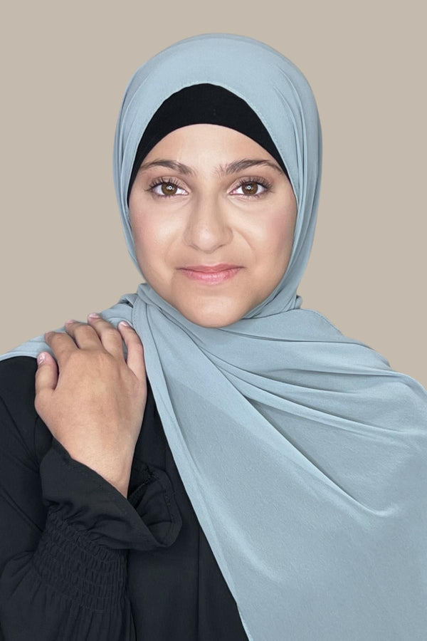 Modish Girl Luxury Chiffon Hijab-Stone Green