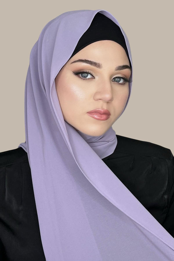 Classic Chiffon Hijab-Lavender