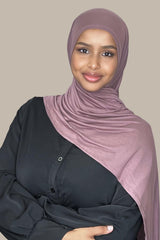 Instant Premium Jersey Hijab-Rose Taupe