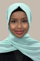 Classic Chiffon Hijab-Mint