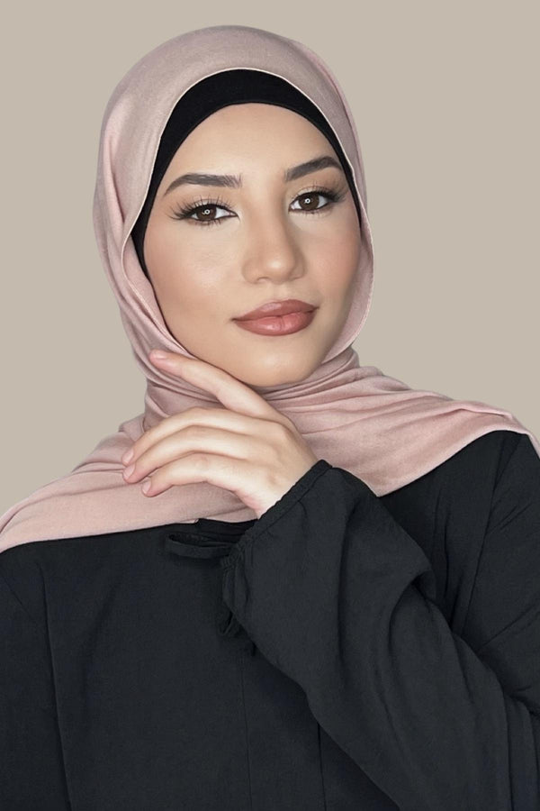 Cotton Modal Hijab-Dusty Rose