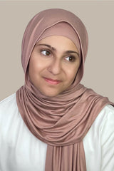 Modish Girl Premium Jersey Hijab-Dusty Rose