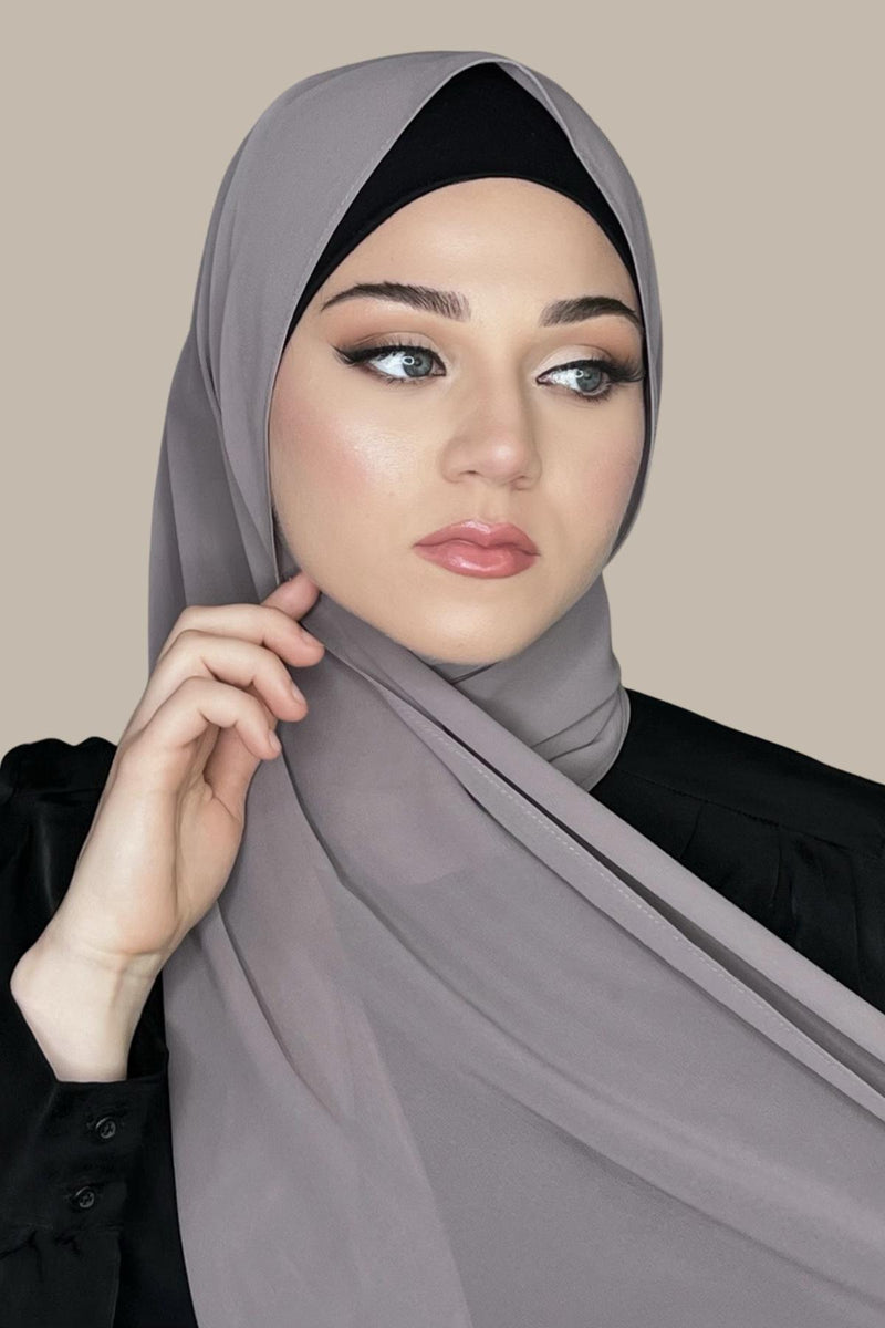 Luxury Chiffon Hijab-Hazel