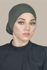 Premium Jersey UnderScarf-Army Green