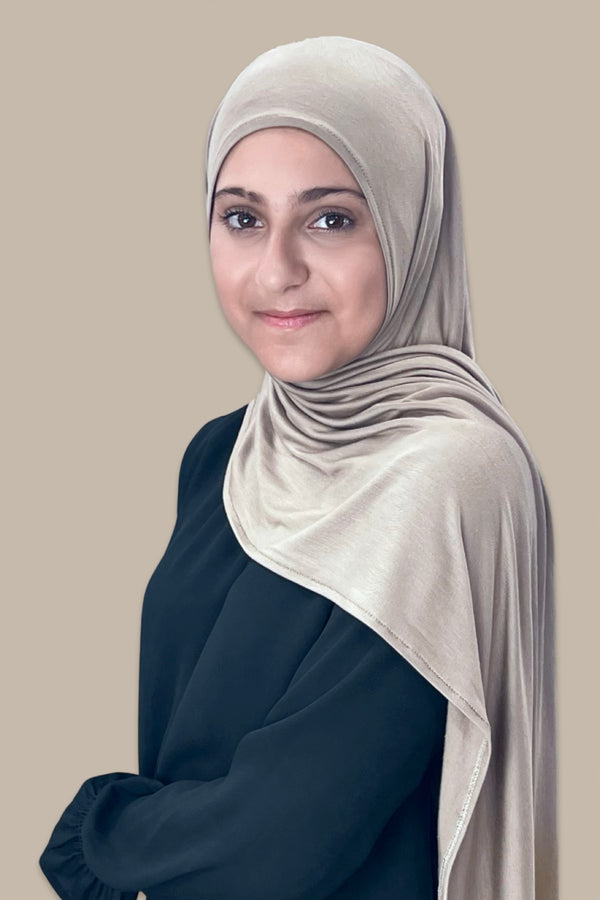 Modish Girl Instant Premium Jersey hijab-Desert