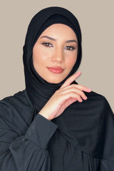 Classic Jersey hijab-Black
