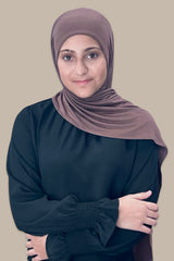 Modish Girl Instant Premium Jersey Hijab-Mocha Brown
