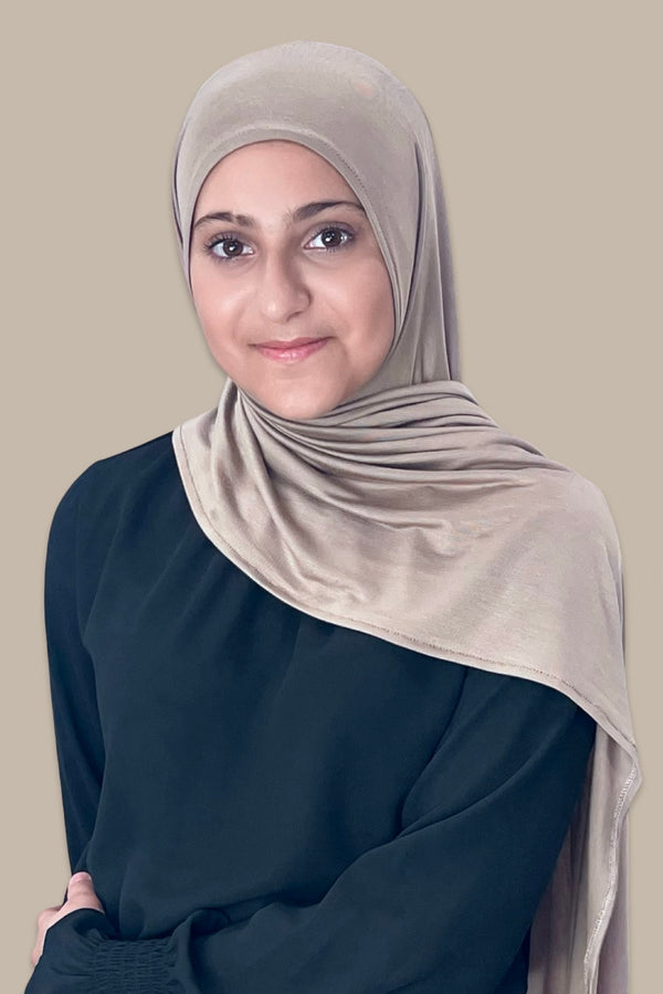 Modish Girl Instant Premium Jersey hijab-Desert