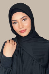 Classic Jersey hijab-Black