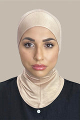 Premium Jersey Full Coverage Underscarf-Vanilla