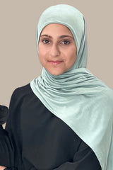 Modish Girl Instant Premium Jersey hijab-Pale Cyan
