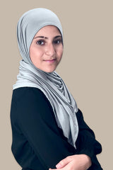 Modish Girl Instant Premium Jersey Hijab-Chic Grey