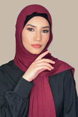 Classic Jersey Hijab-Plum