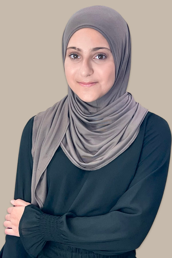 Modish Girl Instant Premium Jersey Hijab-Hazel