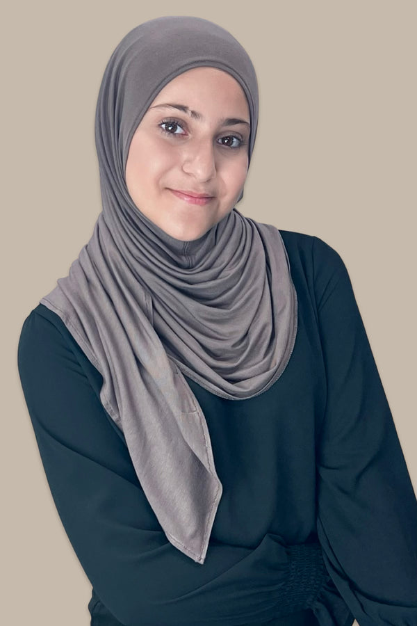 Modish Girl Instant Premium Jersey Hijab-Hazel