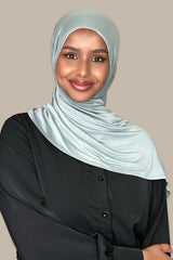 Instant Premium Jersey Hijab-Stone Green