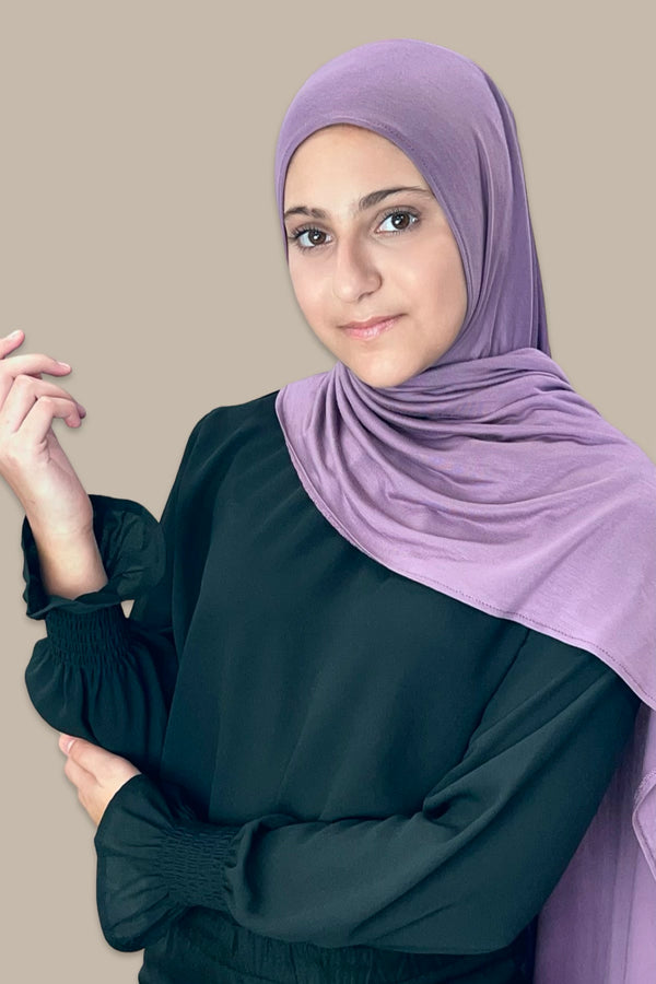 Modish Girl Pre-Sewn Jersey Hijab-Mauve Taupe