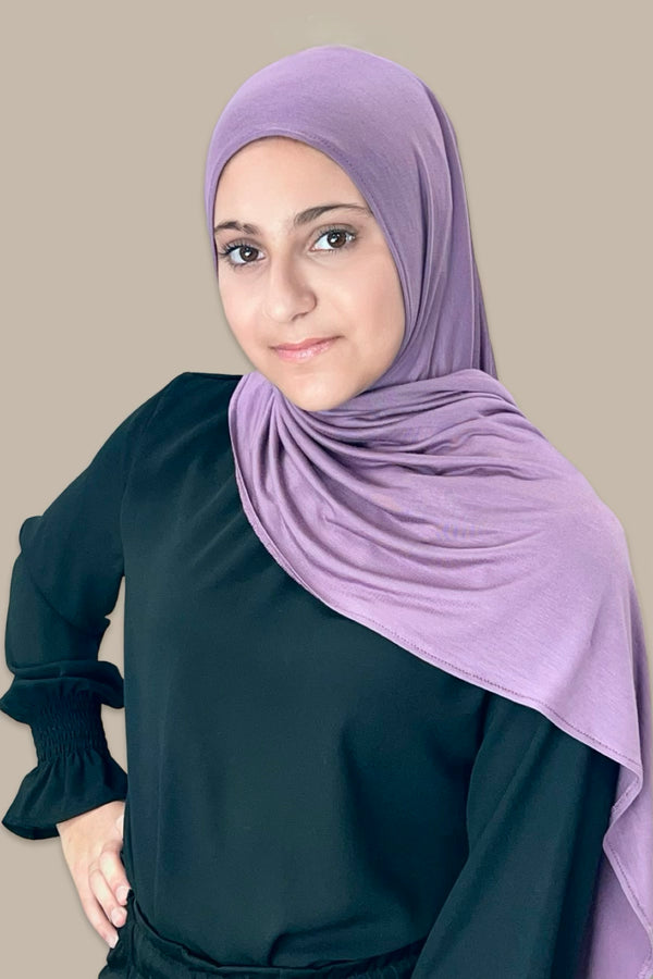 Modish Girl Instant Premium Jersey Hijab-Mauve Taupe