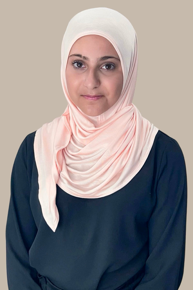 Modish Girl Instant Premium Jersey hijab-Pearl