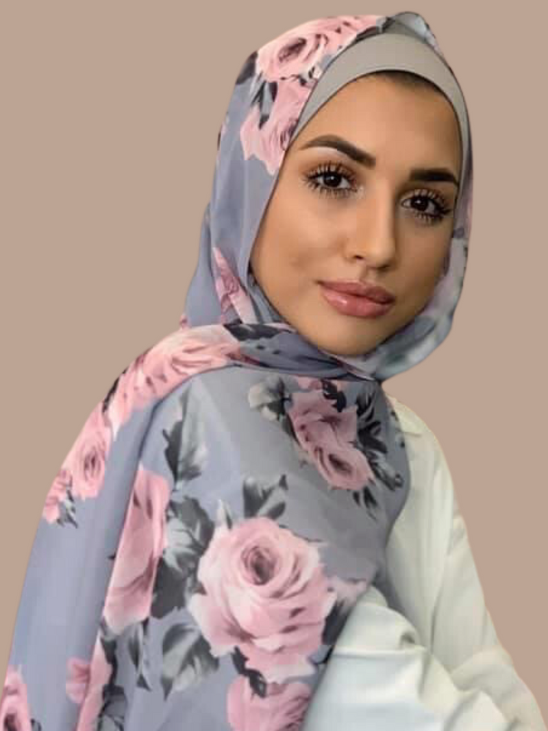 Radiant Rosette Hijab - Modish Hijab