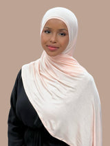 Pre-Sewn Jersey Hijab-Pearl
